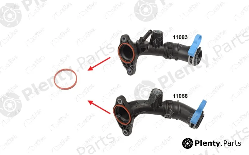 Nifea 11081 — Gasket, EGR valve pipe