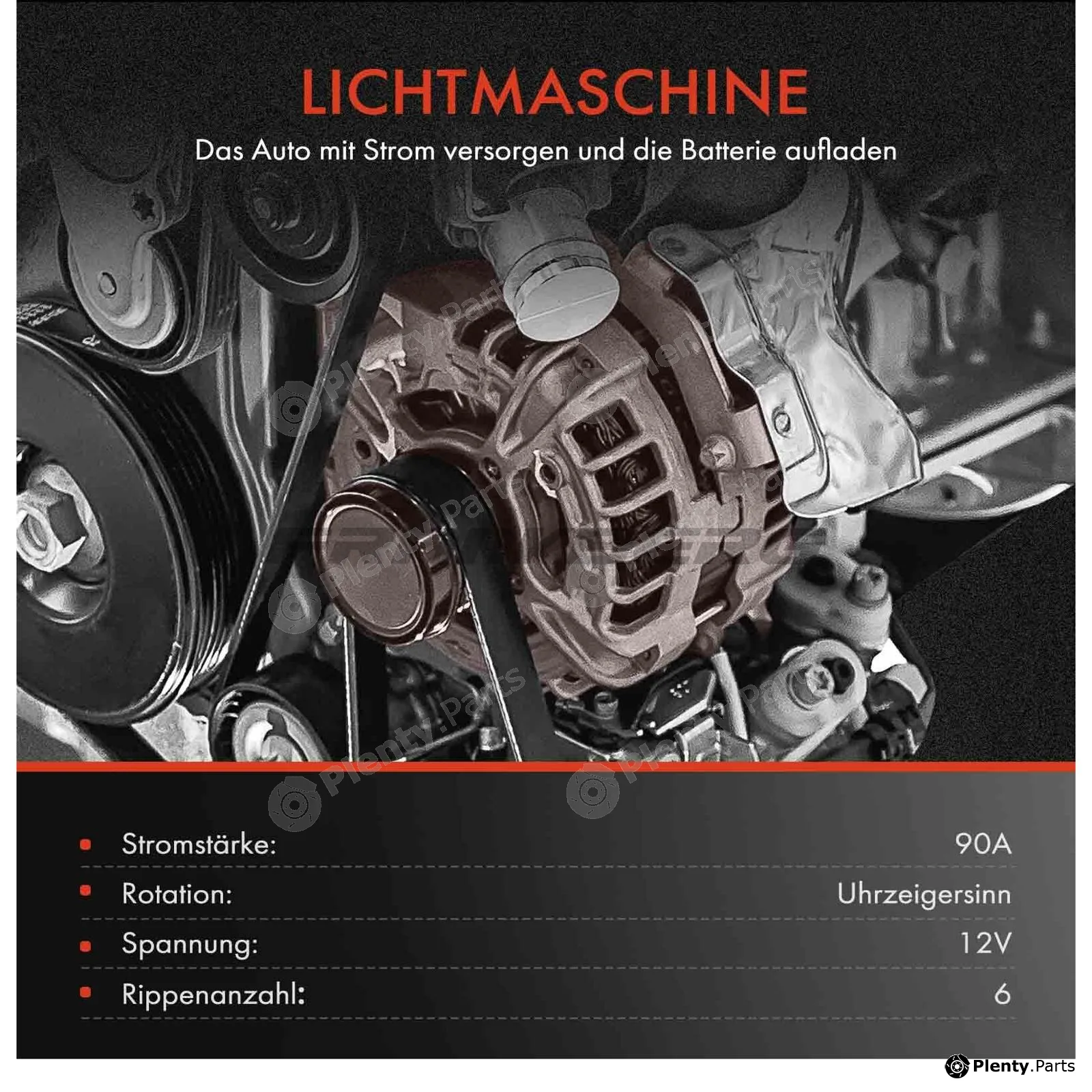 Frankberg 5481FB0001908 — Alternator