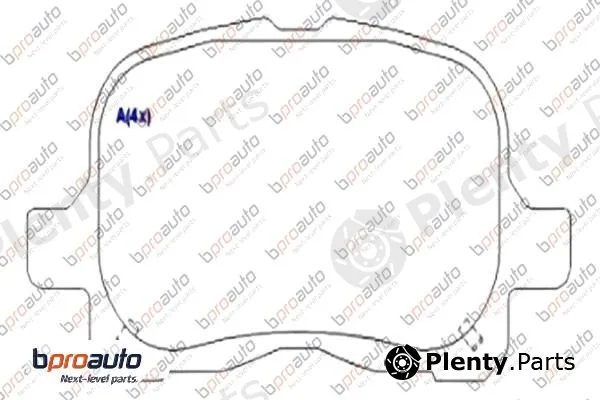 Bproauto 1BP30966AA — Brake Pad Set, disc brake