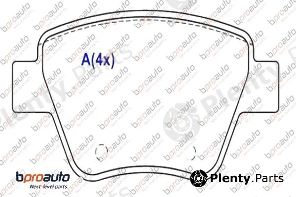 Bproauto 1BP30970AA — Brake Pad Set, disc brake