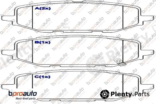 Bproauto 1BP31059AA — Brake Pad Set, disc brake