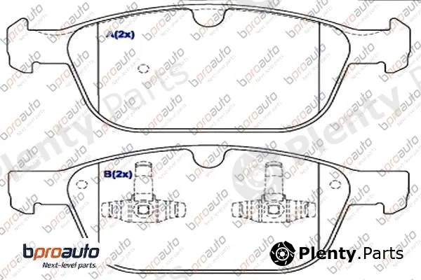 Bproauto 1BP31037AA — Brake Pad Set, disc brake