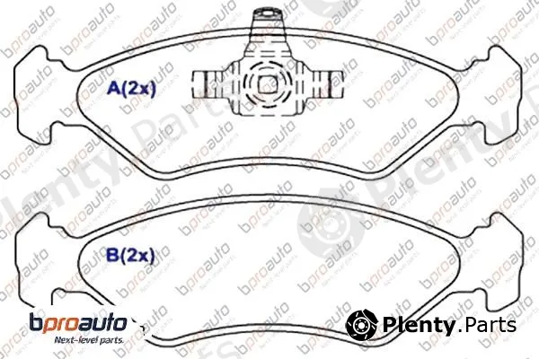 Bproauto 1BP30886AA — Brake Pad Set, disc brake