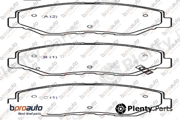 Bproauto 1BP31048AA — Brake Pad Set, disc brake