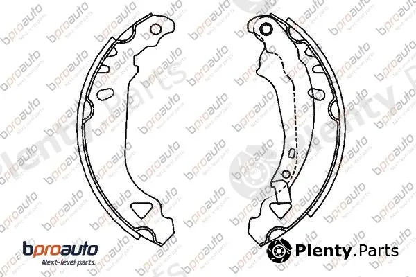 Bproauto 1BP31176AA — Brake Shoe Set
