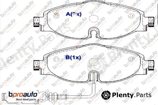 Bproauto 1BP30975AA — Brake Pad Set, disc brake