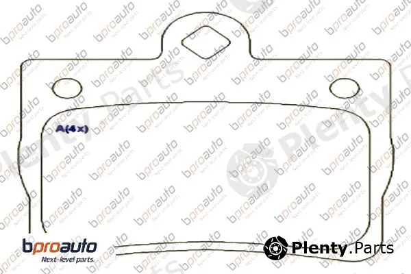 Bproauto 1BP31022AA — Brake Pad Set, disc brake
