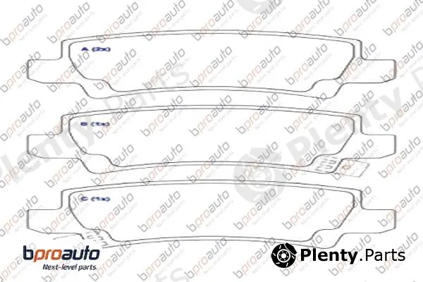 Bproauto 1BP30962AA — Brake Pad Set, disc brake