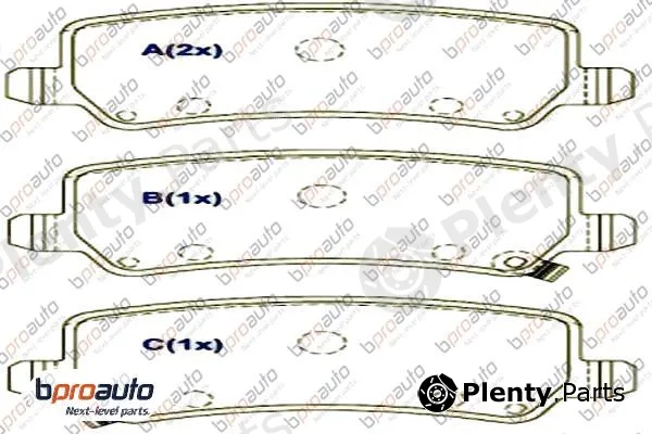 Bproauto 1BP31089AA — Brake Pad Set, disc brake