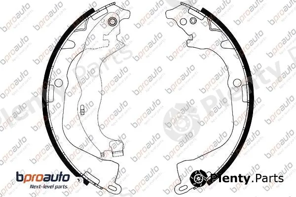 Bproauto 1BP31151AA — Brake Shoe Set