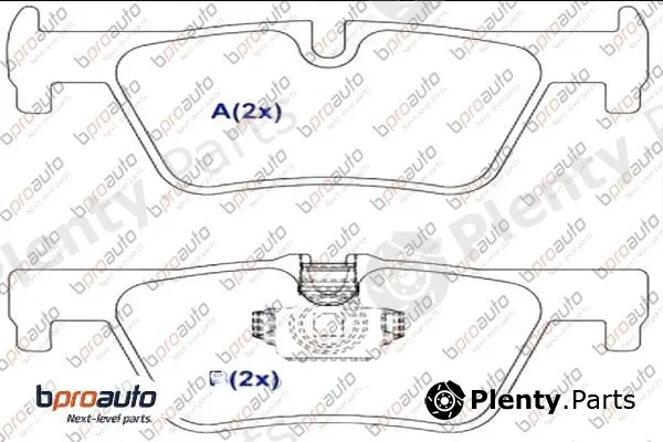 Bproauto 1BP30991AA — Brake Pad Set, disc brake