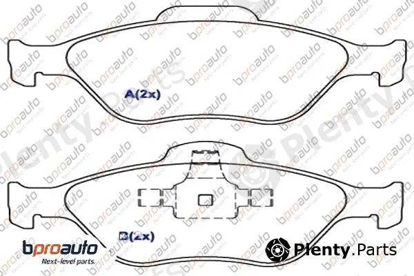 Bproauto 1BP30902AA — Brake Pad Set, disc brake