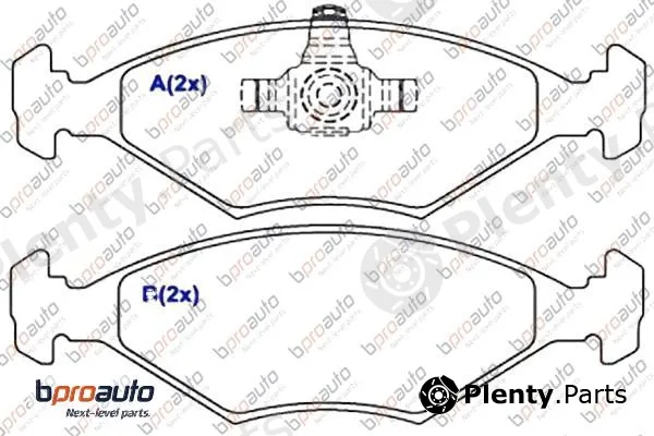 Bproauto 1BP31003AA — Brake Pad Set, disc brake
