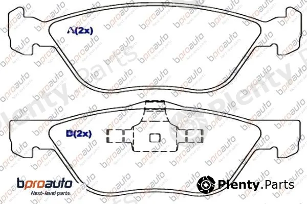 Bproauto 1BP31108AA — Brake Pad Set, disc brake