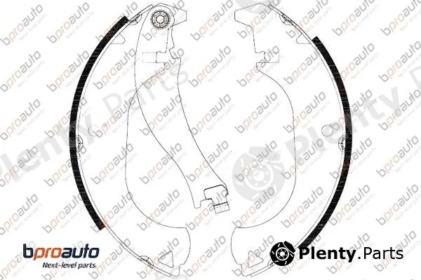 Bproauto 1BP31149AA — Brake Shoe Set