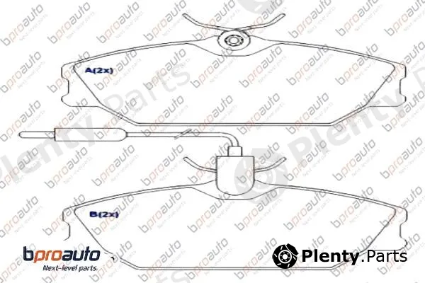 Bproauto 1BP30858AA — Brake Pad Set, disc brake