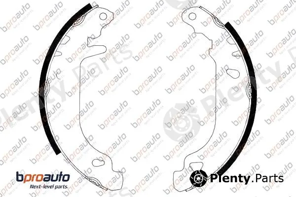 Bproauto 1BP31131AA — Brake Shoe Set