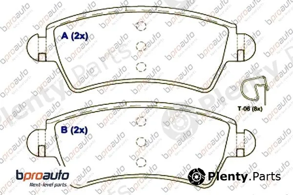 Bproauto 1BP30953AA — Brake Pad Set, disc brake