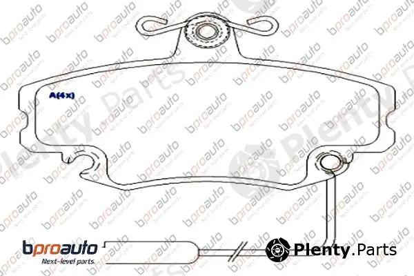 Bproauto 1BP30957AA — Brake Pad Set, disc brake