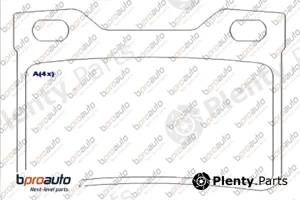 Bproauto 1BP30952AA — Brake Pad Set, disc brake