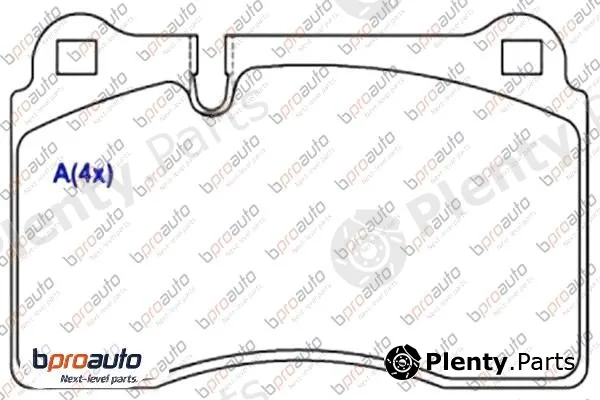 Bproauto 1BP31021AA — Brake Pad Set, disc brake