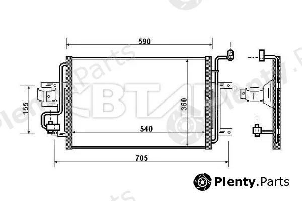 Btap BVC819-018 — Condenser, air conditioning