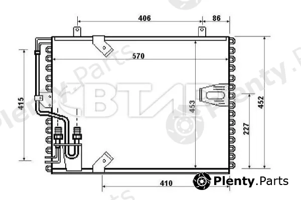 Btap BBC819-114 — Condenser, air conditioning