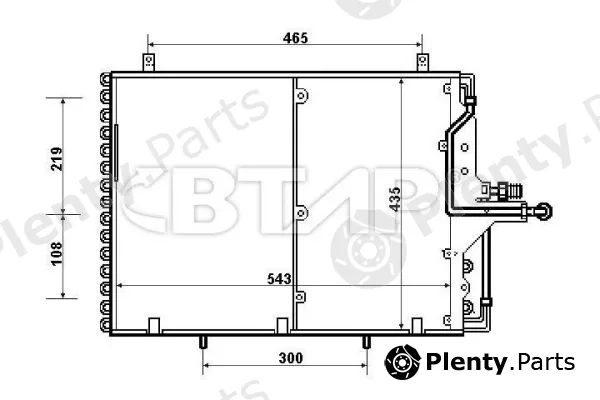 Btap BMC819-014 — Condenser, air conditioning