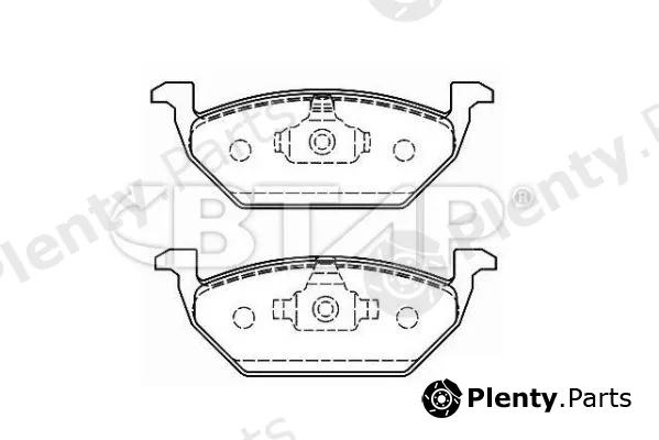 Btap BVC206-010 — Brake Pad Set, disc brake