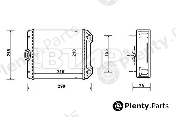 Btap BMC814-150 — Heat Exchanger, interior heating