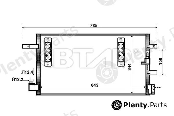 Btap BVC819-004 — Condenser, air conditioning