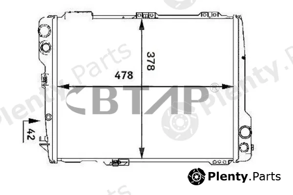 Btap BVE908-030 — Water Tank, radiator