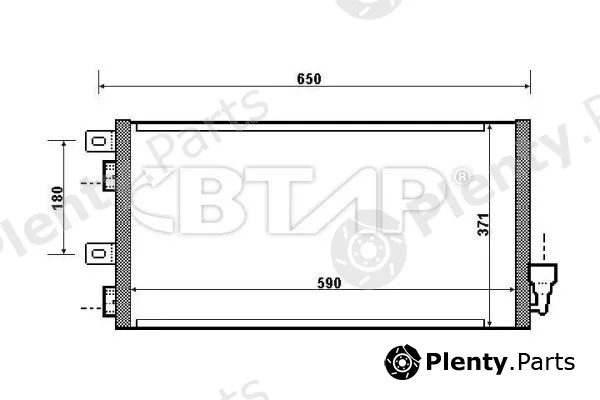 Btap BBC819-115 — Condenser, air conditioning