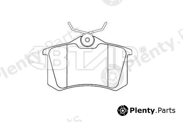 Btap BVC206-292 — Brake Pad Set, disc brake