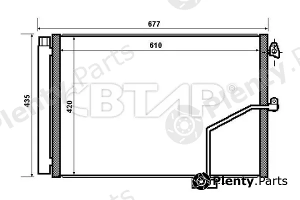 Btap BMC819-028 — Condenser, air conditioning