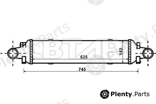Btap BMC834-125 — Charge Air Cooler