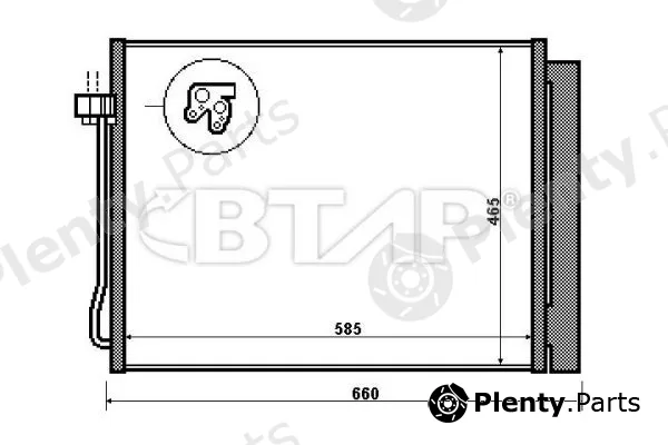 Btap BBC819-001 — Condenser, air conditioning