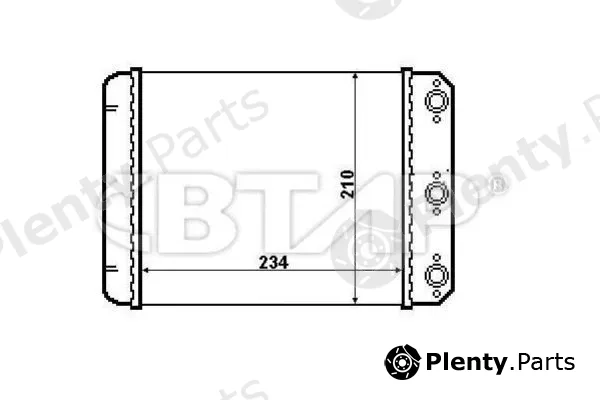 Btap BMC814-151 — Heat Exchanger, interior heating