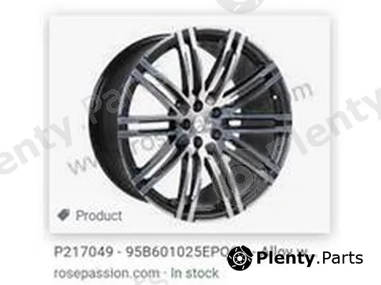 ZPY 95B601025EPOC6 — Cover, wheels