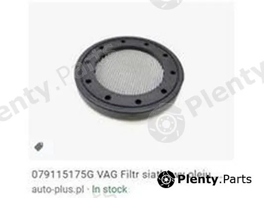 ZPY 079115175G — Strainer, oil pump suction pipe