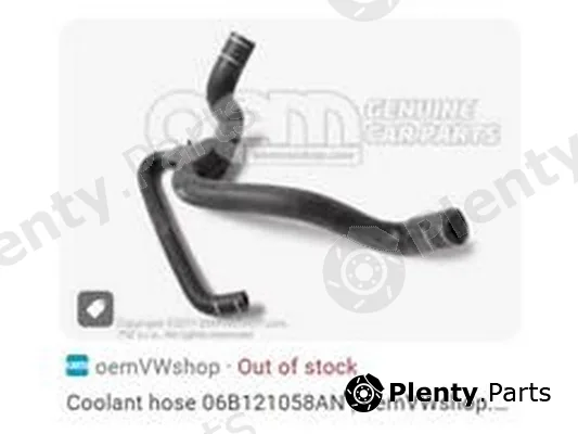 ZPY 06B121058AN — Radiator Hose