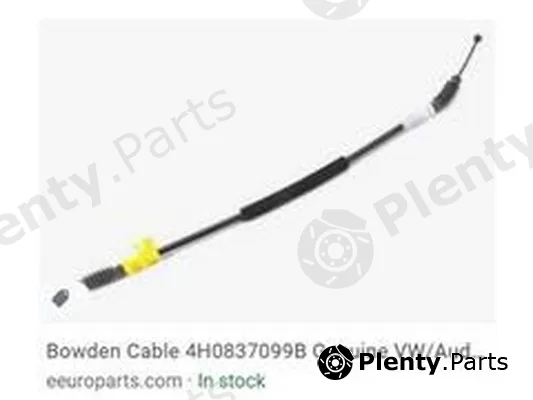 ZPY 4H0837099B — Cable Pull, door release
