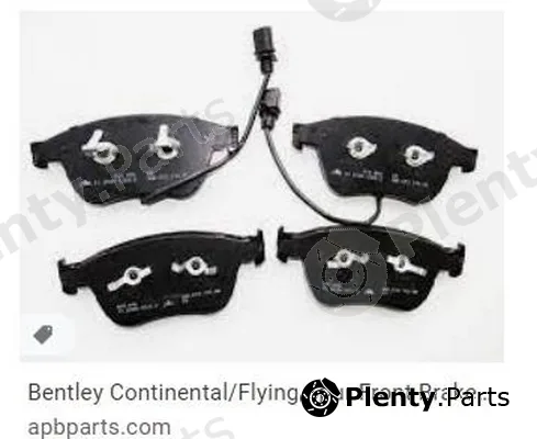 ZPY 3W0698151AA — High Performance Brake Pad Set