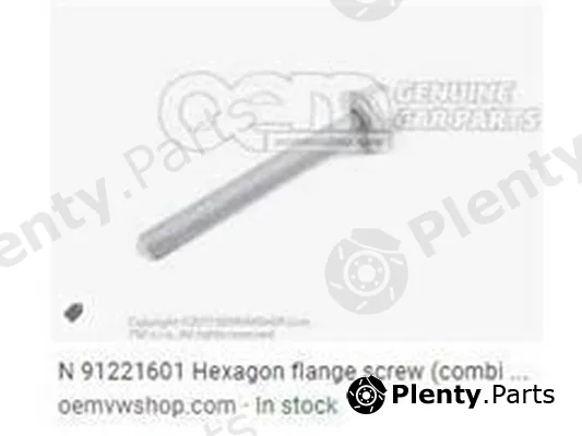 ZPY N91221601 — Screw Plug, Lambda sensor mount