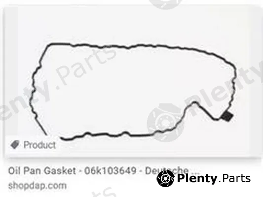 ZPY 06K103649 — Gasket, oil sump
