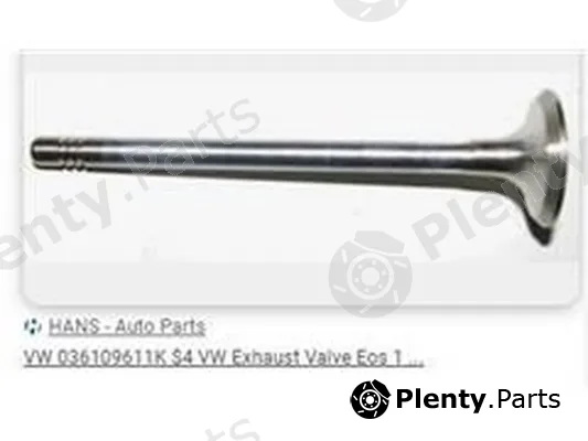 ZPY 036109611K — Intake Valve