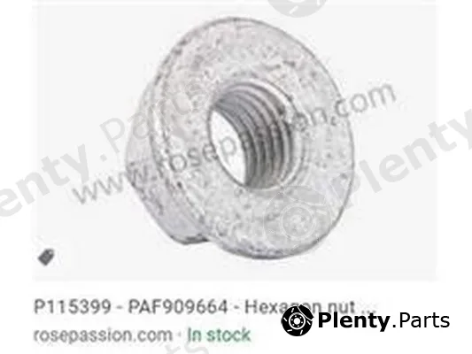 ZPY PAF909664 — Screw Plug, Lambda sensor mount