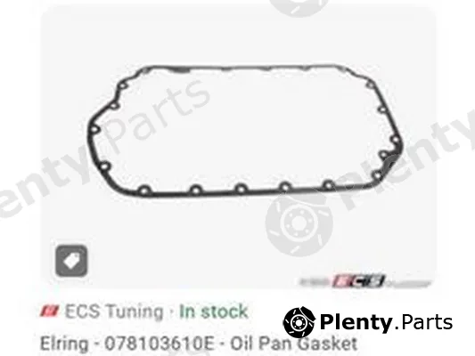 ZPY 078103610E — Gasket, oil sump