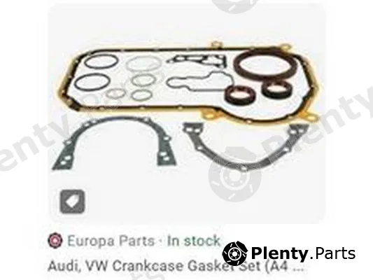 ZPY 058198011 — Gasket Kit, crankcase
