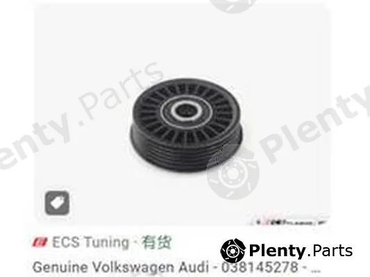 ZPY 038145278 — Deflection/Guide Pulley, V-ribbed belt